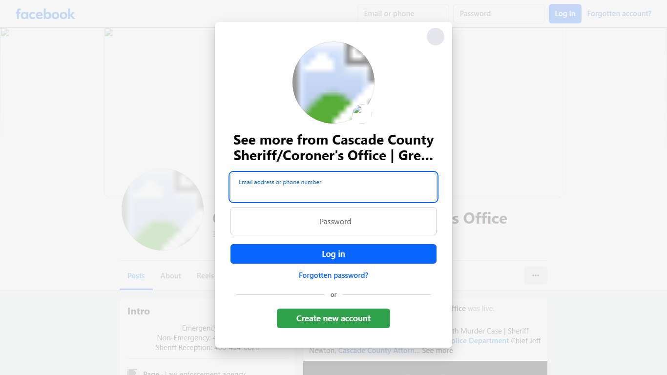 Cascade County Sheriff/Coroner's Office Great Falls MT Facebook